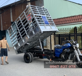 Xe ba  bánh có ben chở hàng lớn