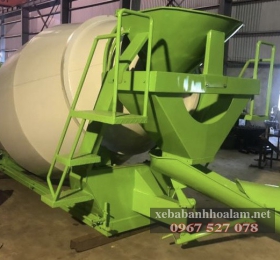Xe bồn trộn bê tông 01