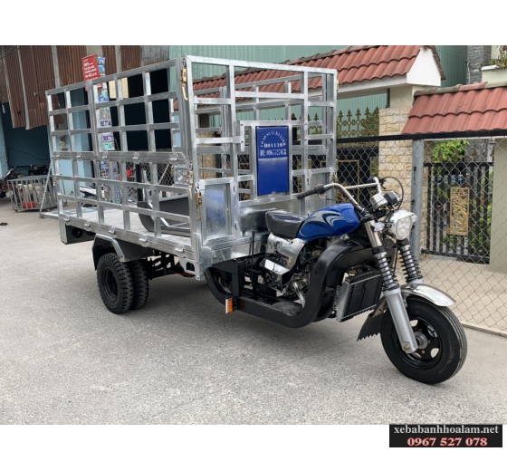 Xe ba bánh có ben có thùng chở hàng